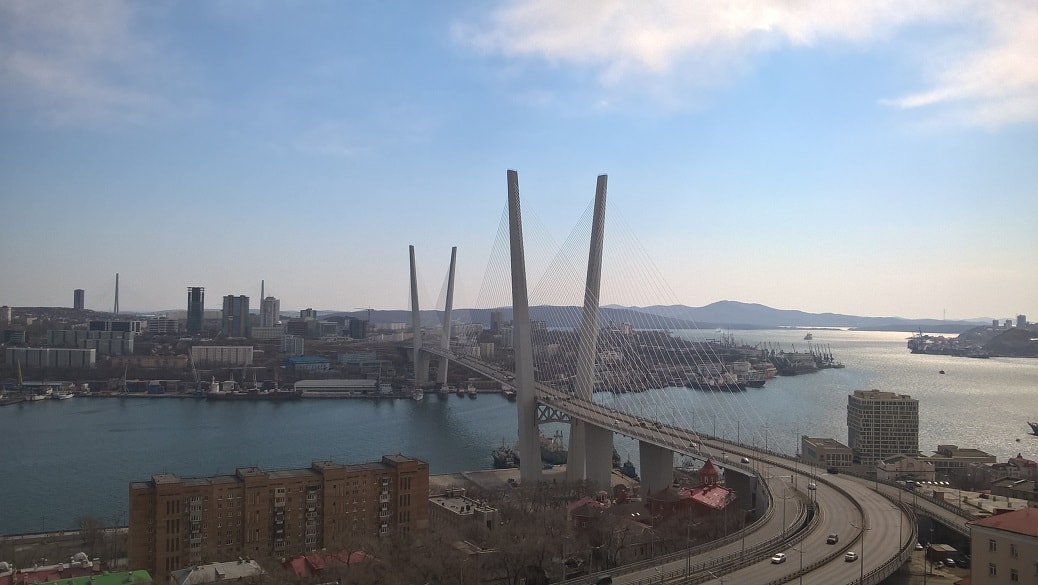 Предпросмотр Золотой мост во Владивостоке